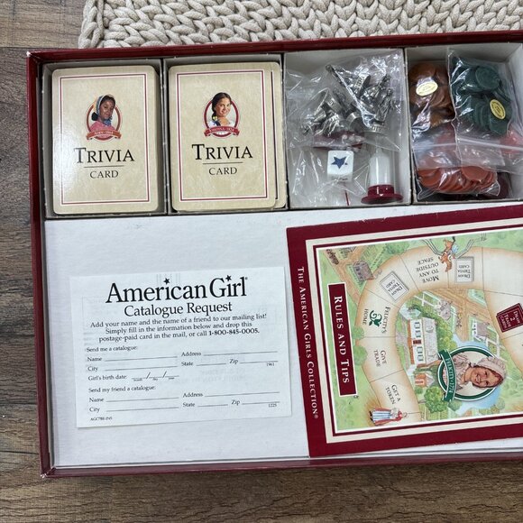 Pleasant Company American Girl Board Game Trivia Trade Trip Through Time 1999 - Picture 9 of 13